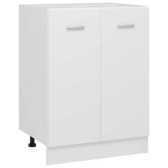 vidaXL Alakaappi valkoinen 60x46x81,5 cm lastulevy
