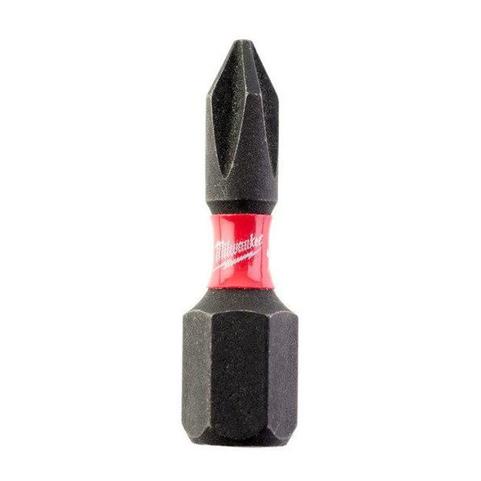 Milwaukee SHOCKWAVE Impact Duty PH1 Ruuvikärjet 2 kpl:n pakkaus 25 mm
