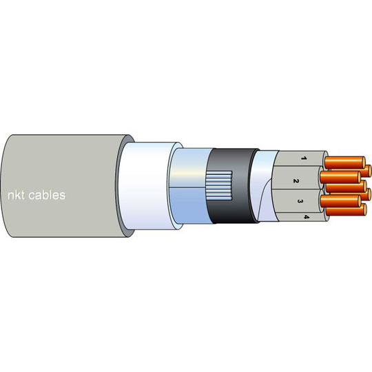 NKT TEL3300011 Ohjauskaapeli EQLR, Dca, kela 500 m 14x1,5 mm²