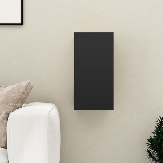 vidaXL TV-taso musta 30,5x30x60 cm lastulevy