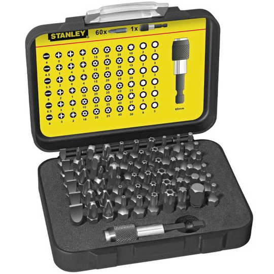STANLEY FatMax FMHT1-81017 Ruuvikärkisarja 61-osainen