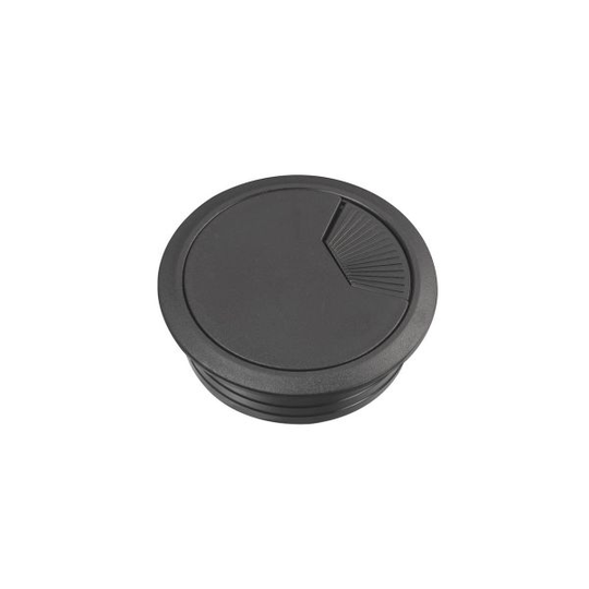 Schneider Electric Unica Kaapelin läpivienti suljettu, 60 mm Musta