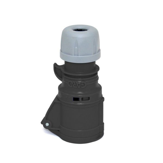 Garo S 232-7 Q Jatkopistorasiat IP44, 3-napainen, 32A, Quick Musta, 7 h