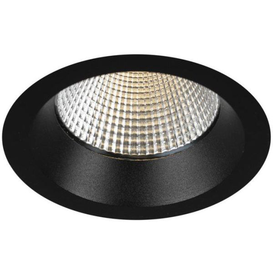 Hide-a-Lite Solo Mini G2 Downlight-valaisin musta, 3000K Vaihehimmennyslaite