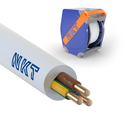 NKT EXQ XTRA Asennuskaapeli 3G2,5 mm², 300/500 V 450 m, qaddy