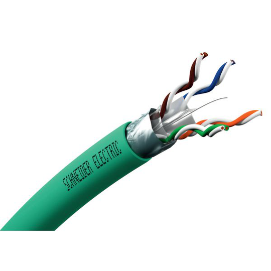 Schneider Electric VDICD13X218-KAP Datakaapeli 1 m, 6A F/UTP 4P DCA