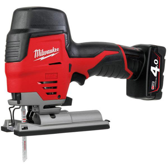 Milwaukee M12 JS-402B Pistosaha sis. akun ja laturin