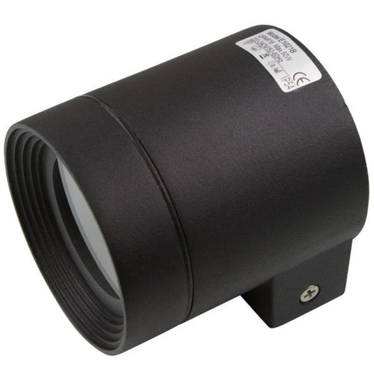 Hide-a-Lite Round Single III Seinävalaisin 50W, GU10 Musta