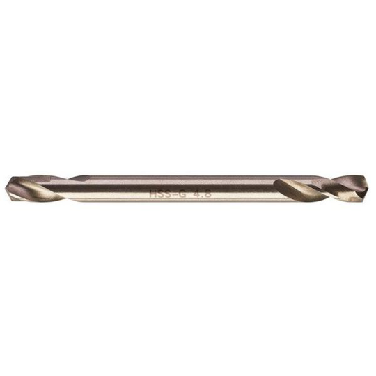 Milwaukee HSS G Metalliporanterä kaksipäinen, 10 kpl:n pakkaus 4,8 mm