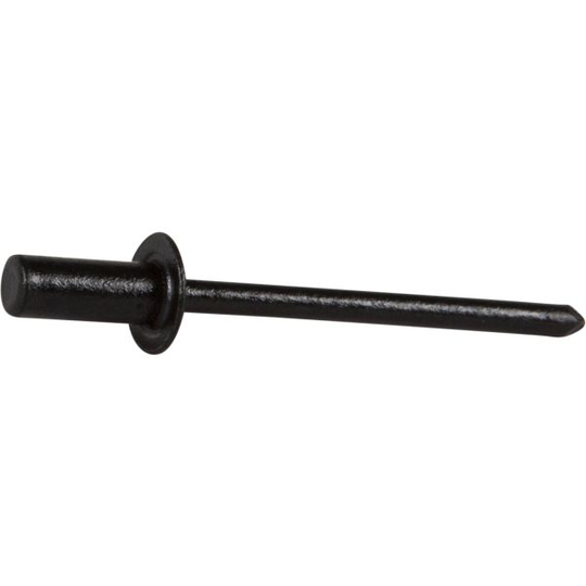 ESSVE 62837 Vetoniitit Ø4x9,5 mm, AL/ST, painetiivis, 525 kpl Musta
