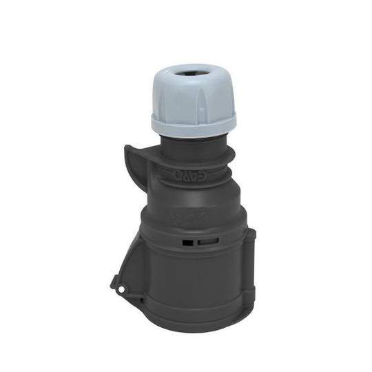 Garo S 432-5 Q Jatkopistorasiat IP44, 5-napainen, 32A, Quick Musta, 5 h