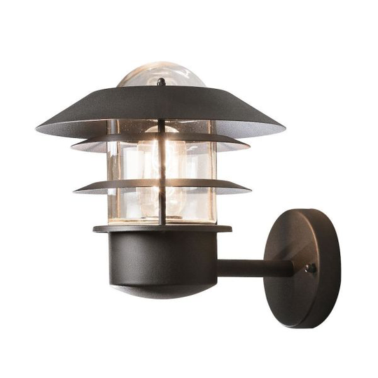 Konstsmide Modena 7303 Seinävalaisin ylös, E27 Musta