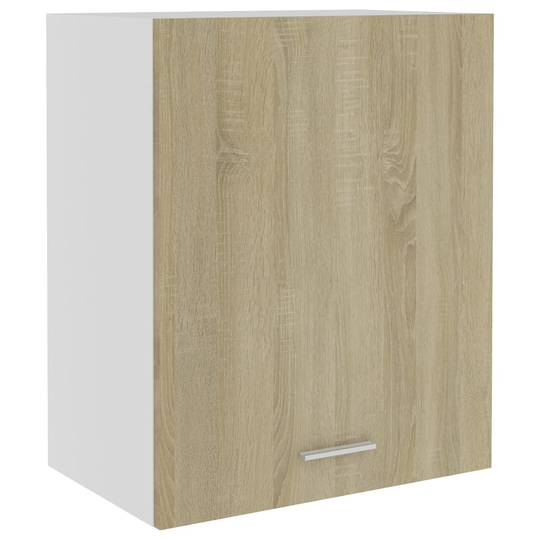 vidaXL Seinäkaappi Sonoma-tammi 50x31x60 cm lastulevy