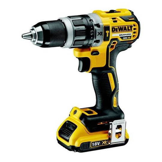 Dewalt DCD796D2 Iskuporakone 2 x 2,0 Ah:n akku ja laturi