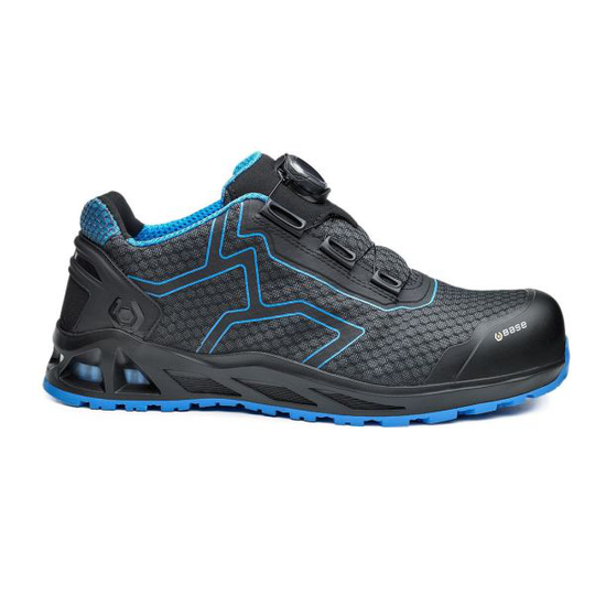 Base K-Trek Turvakengät S1P HRO SRC, musta/sininen 36