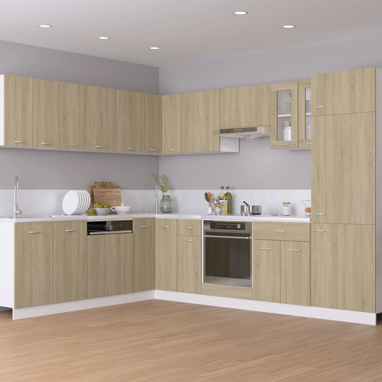 vidaXL Uunikaappi Sonoma-tammi 60x46x81,5 cm lastulevy