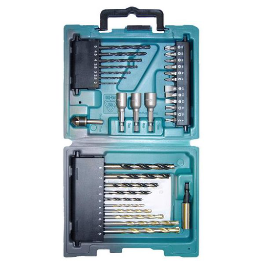Makita D-36980 Poranterä- ja teräsarja 34 osaa