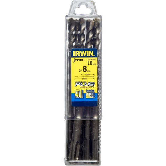 Irwin 10502082 Poranterä Ø8 mm, SpeedHammer Plus, 10 kpl Pituus: 160 mm