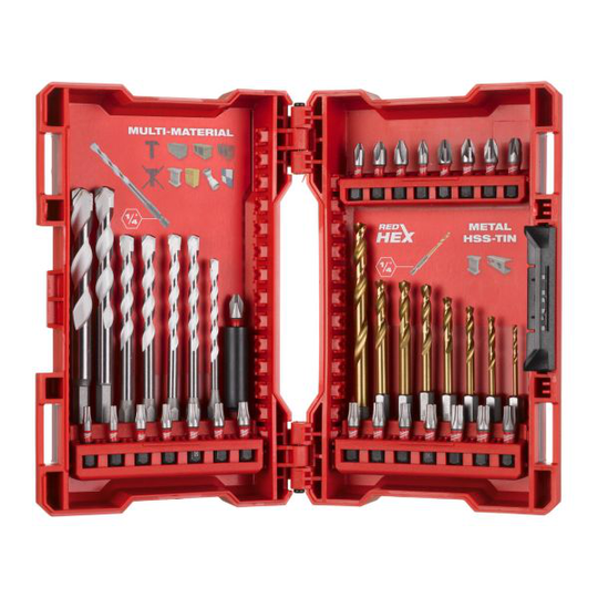 Milwaukee 4932479853 Poranterä- ja kärkisarja 39-osainen
