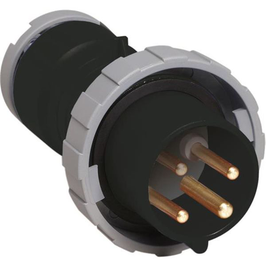 ABB 2CMA166478R1000 Pistotulppa IP67, 16 A, ruuvikiristin 4-napainen, musta