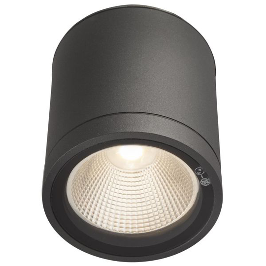 Hide-a-Lite Milo XL Down LED-alasvalo 3000K, 1200lm, 36° Antrasiitti