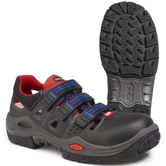 Jalas 3800R Respiro Suojasandaali S1, musta 36
