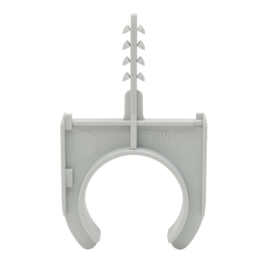 Castor AKS 16 Putkikiinnike harmaa, 200 kpl:n pakkaus 16 mm