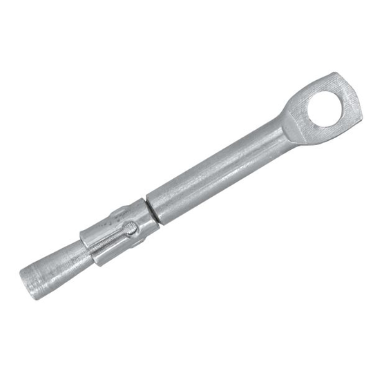 Ejot 922499 Lyöntikoukkuankkuri silmukalla ja taivutetulla rungolla betonille 6 x 63 mm, 100 kpl
