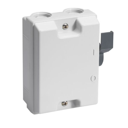 ABB 2CMA142302R1000 Kytkin muovikotelo, 3-napainen, 16 A Tyyppi: BA 316
