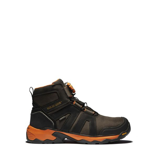 Solid Gear Tigris GTX AG Mid Turvakengät S3, Musta/oranssi 36