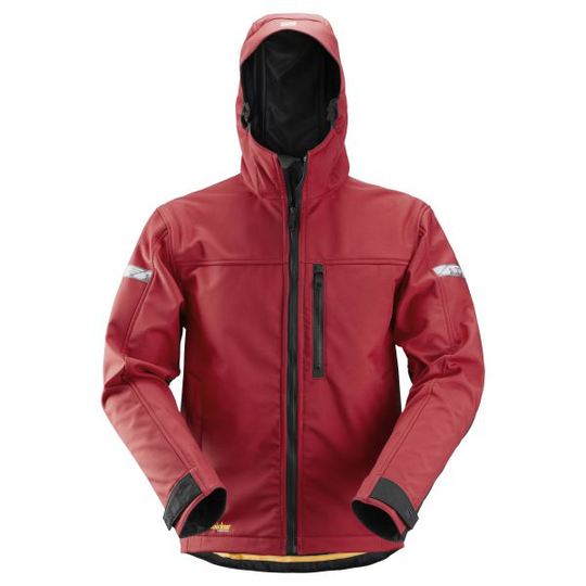 Snickers 1229 AllroundWork Softshelltakki Punainen 4XL