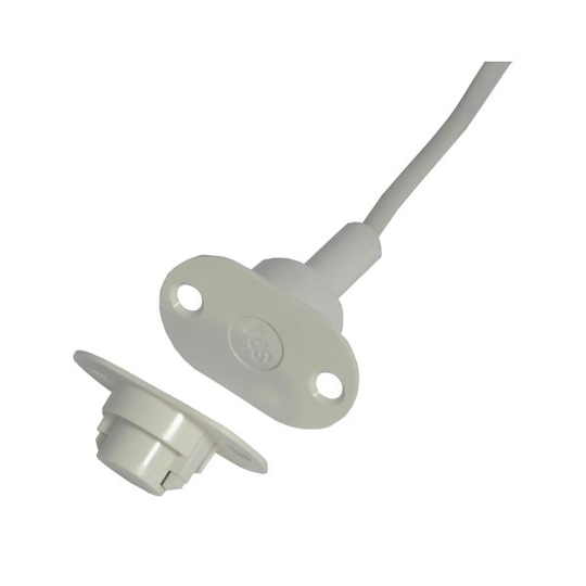 Alarmtech MC 370-S12 Turvakytkin 22 mm:n anturi, IP67 Kaapeli 2 m