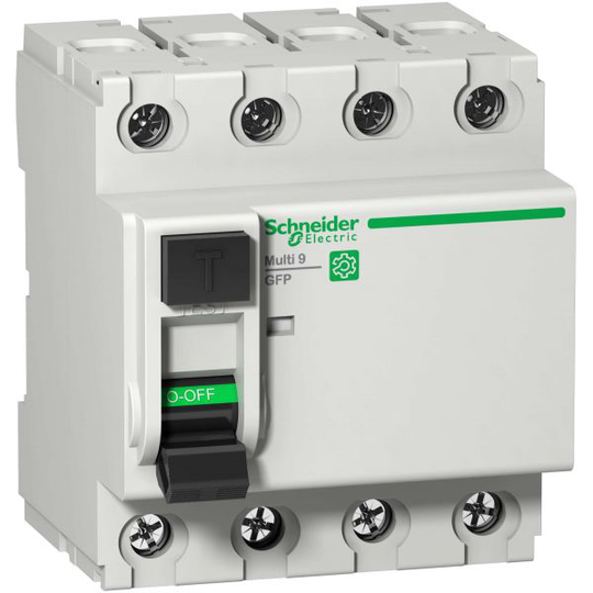 Schneider Electric Multi 9 GFP Vikavirtasuoja A-SI, 4-napainen 25A, 86mA