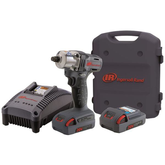 Ingersoll Rand W5130EU-K2 Mutterinväännin mukana 3/8"-kiinnike, akku ja laturi