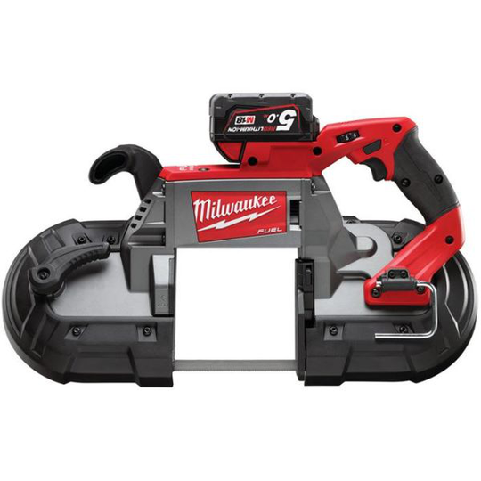 Milwaukee M18 CBS125-502C Vannesaha sis. akun ja laturin