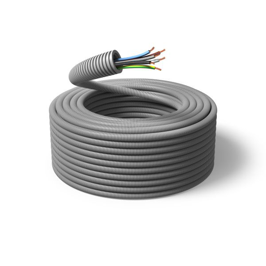 PM FLEX FQ Asennuskaapeli esireititetty, 100 m 6G1,5 mm², ulko-Ø20 mm