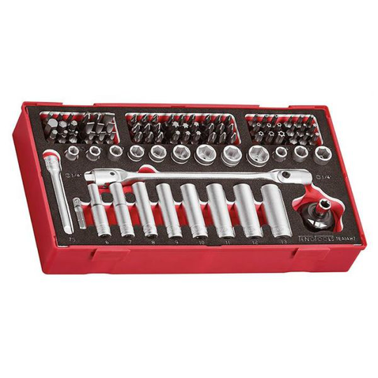 Teng Tools TEA1487 Ruuvikärkisarja 87-osainen