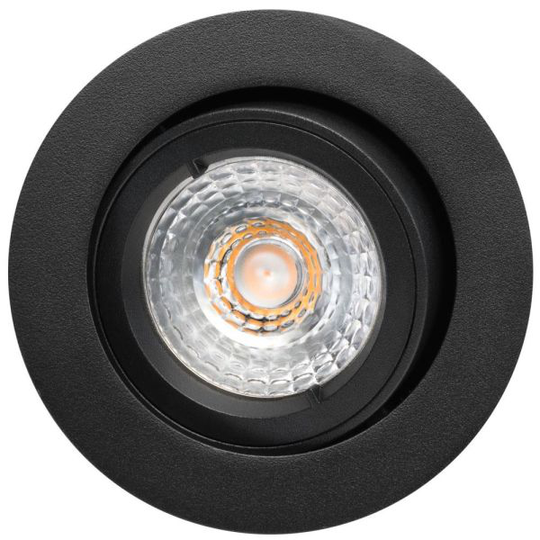 SG Armaturen Jupiter Outdoor Downlight-valaisin 4,5 W, 2700 K Musta