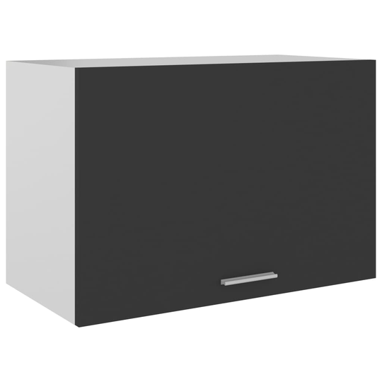 vidaXL Seinäkaappi harmaa 60x31x40 cm lastulevy