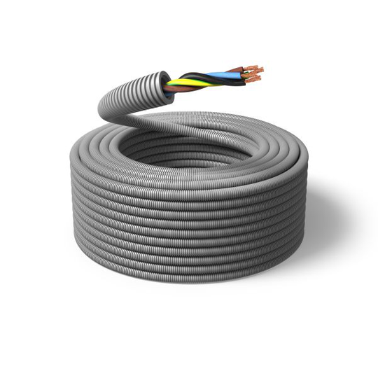 PM FLEX FQ Asennuskaapeli esireititetty, 100 m, kierretty 4G 1,5 mm², ulko-Ø16 mm