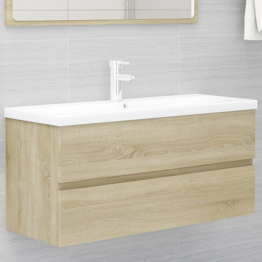 vidaXL Allaskaappi Sonoma-tammi 100x38,5x45 cm lastulevy