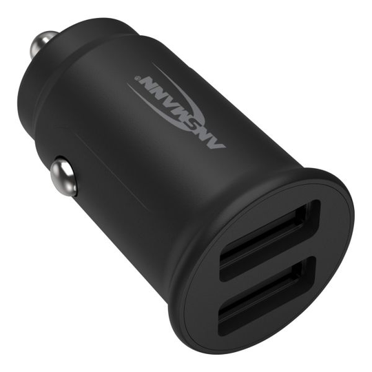 Ansmann CC212 USB-laturi valkoinen, autoon Puhelinlaturi