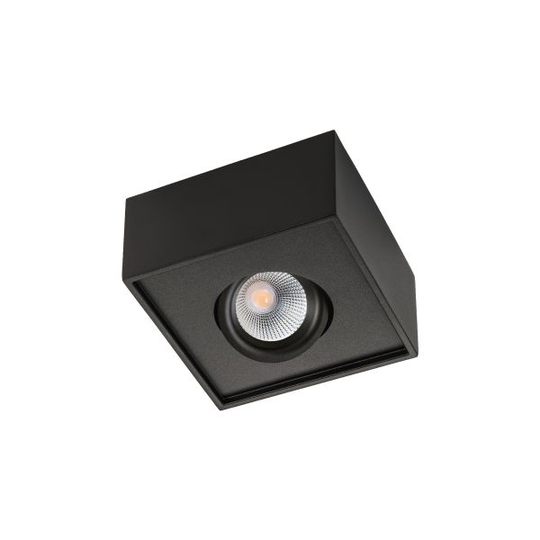 SG Armaturen Cube Lux Downlight-valaisin 7 W, 540 lm Musta