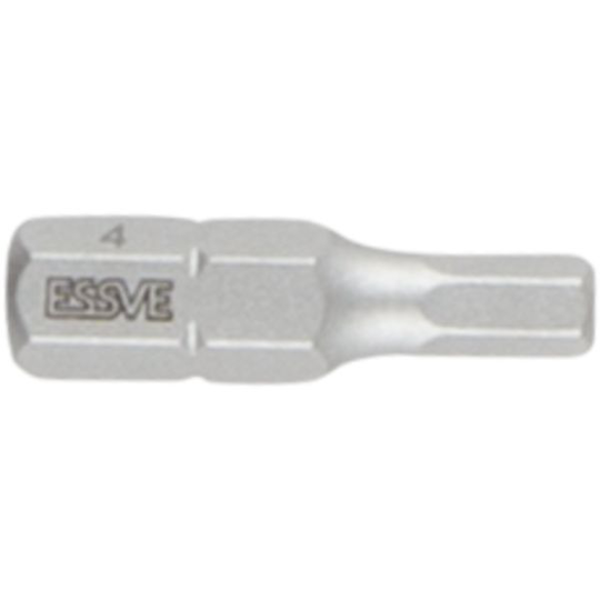 ESSVE 9980236 Ruuvikärki kuusiokolo, 25 mm, 3 kpl Ø4 mm