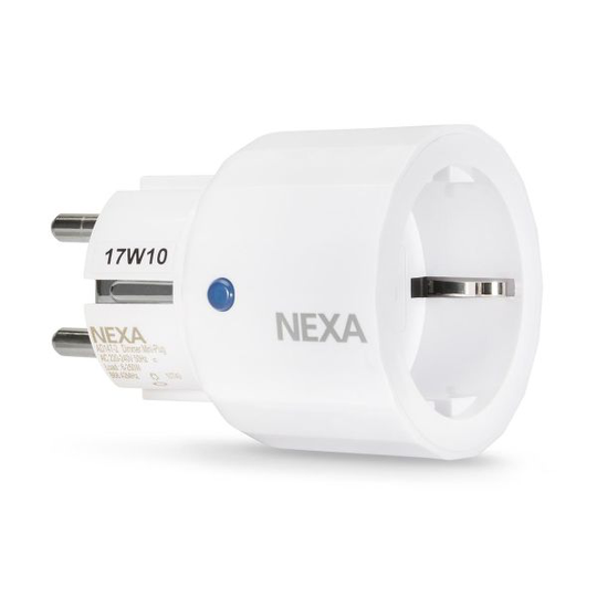 Nexa AD-147 Plug-in pistokevastaanotin himmentimellä, Z-Wave Z-Wave plug-in-pistokevastaanotin himmentimellä. Maks. 250 W:n resistiivinen kuorma, 40 W LED.