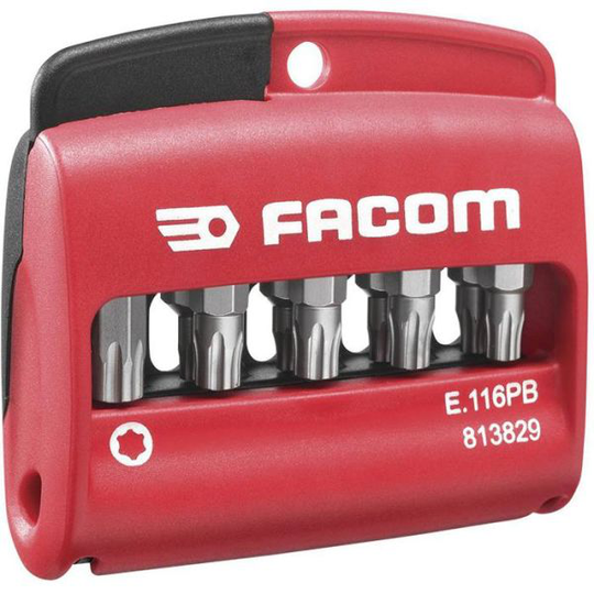 Facom E.116PB Ruuvikärkisarja kotelossa 10 kpl, TORX Plus