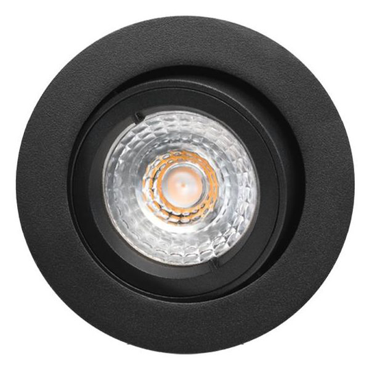 SG Armaturen Jupiter Outdoor Downlight-valaisin 6,5 W, 3000 K Musta