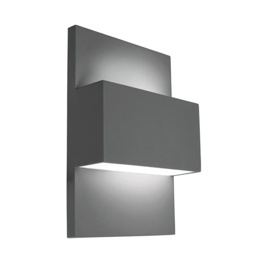 Norlys Geneve 874GR Seinävalaisin E27, 40W, IP54 Grafiitinharmaa