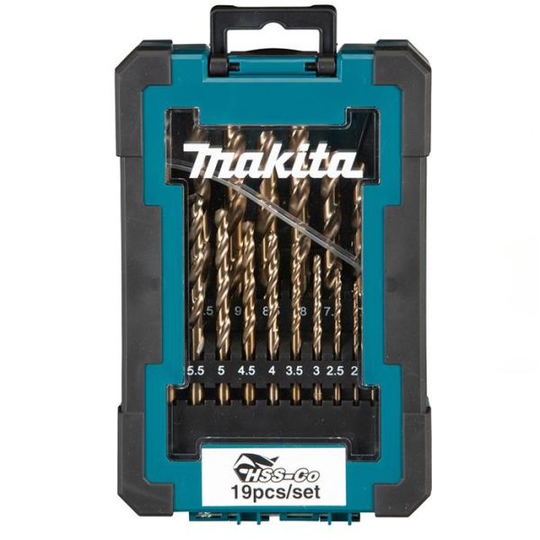 Makita D-67561 Metalliporanteräsarja 19 osaa