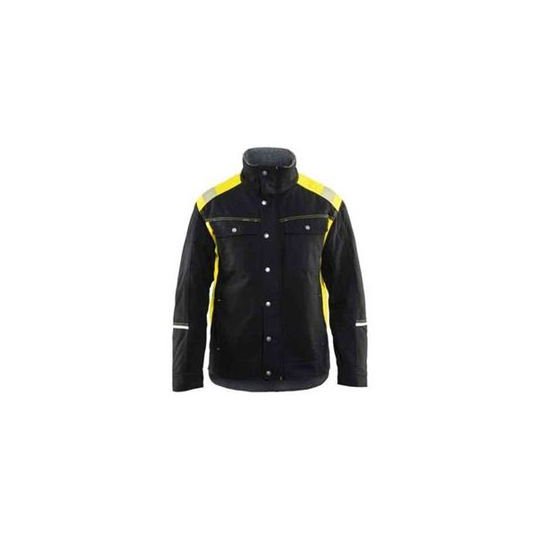 Blåkläder 491513709933XL Talvitakki musta/huomiokeltainen, työtakki Koko XL
